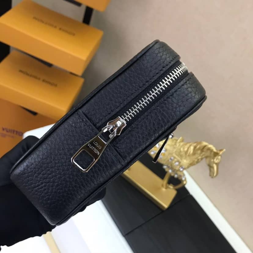 Louis Vuitton Damier Graphite Pochette Kasai Clutch Replica Black N41664