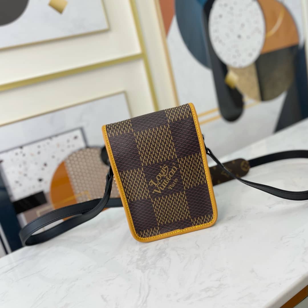 Louis Vuitton x Nigo Collab Damier Giant Crossbody Bag Replica N40357