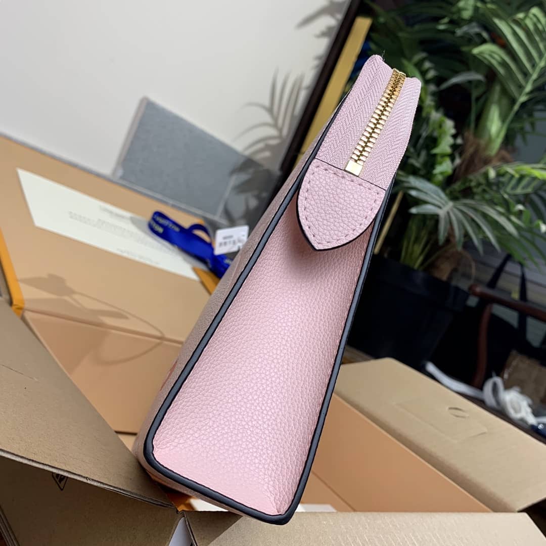 Louis Vuitton Summer Toiletry Pouch Monogram Empreinte Replica Pink M80504