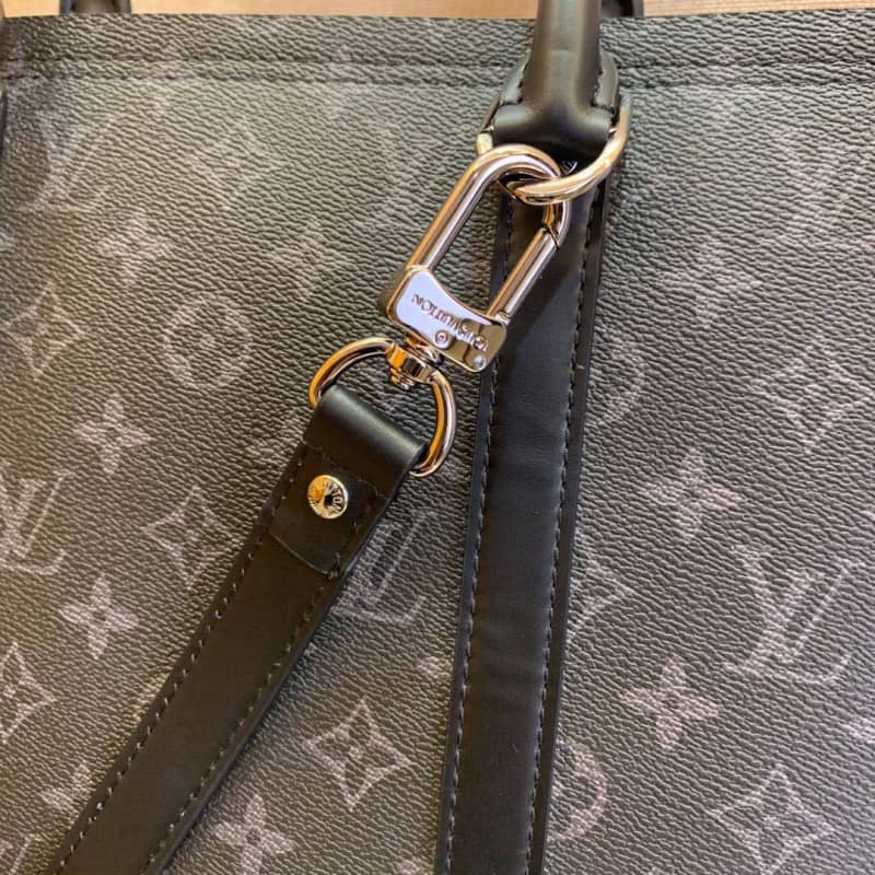 Louis Vuitton Mens Monogram Eclipse Canvas Tote Backpack Replica M45221
