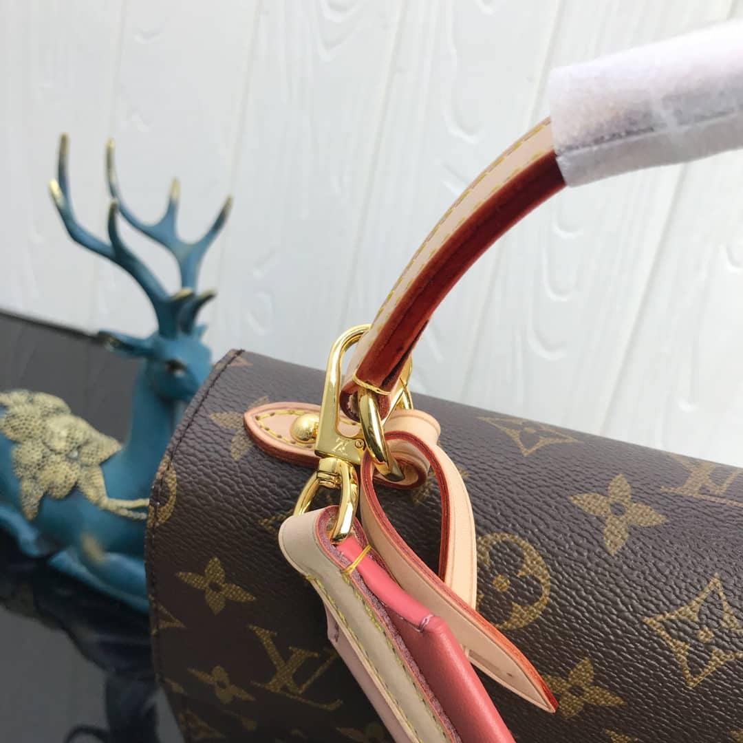 Louis Vuitton Cluny BB Monogram Canvas Shoulder Bag Replica Pink M42738