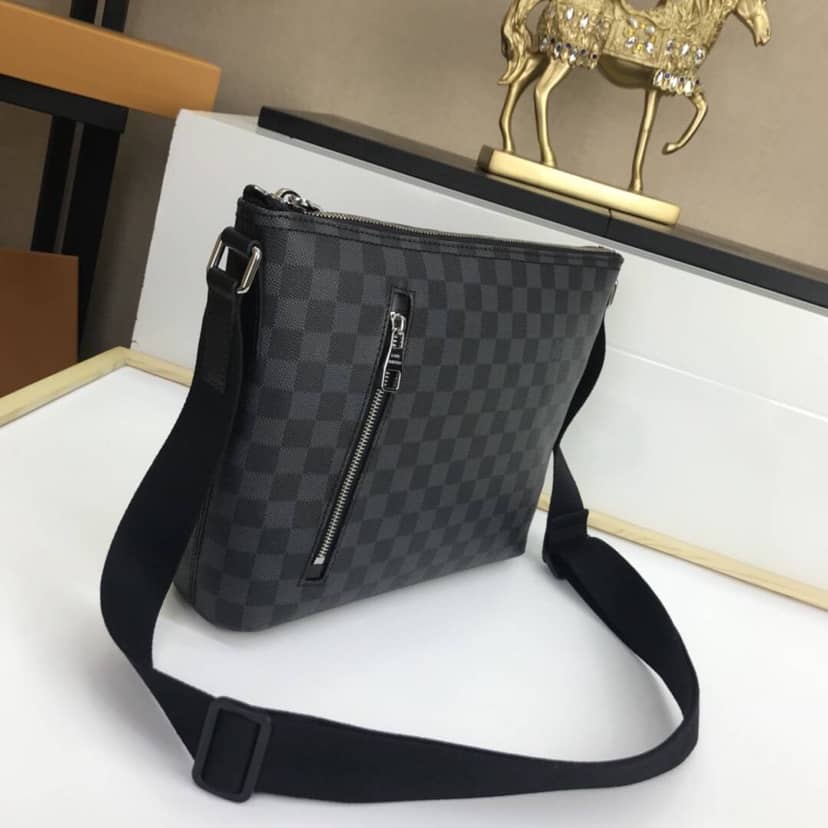 Louis Vuitton Mick PM Damier Graphite Replica Shoulder Bag N41211