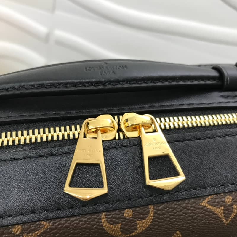 Louis Vuitton Saintonge Monogram Canvas Replica Shoulder Bag Black M43557