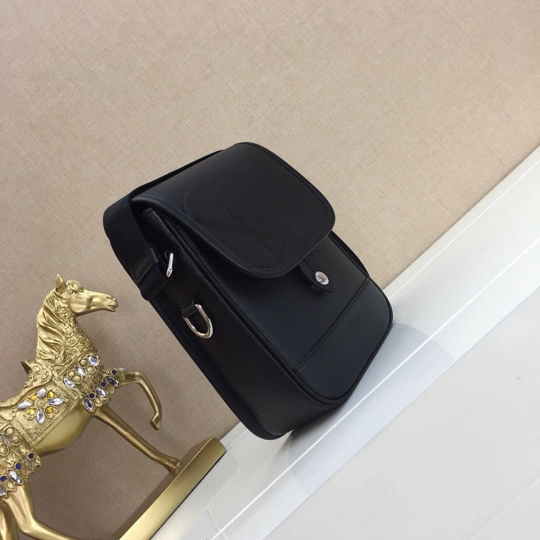 Louis Vuitton EPI Downtown BB Replica Messenger Bag Black M53497