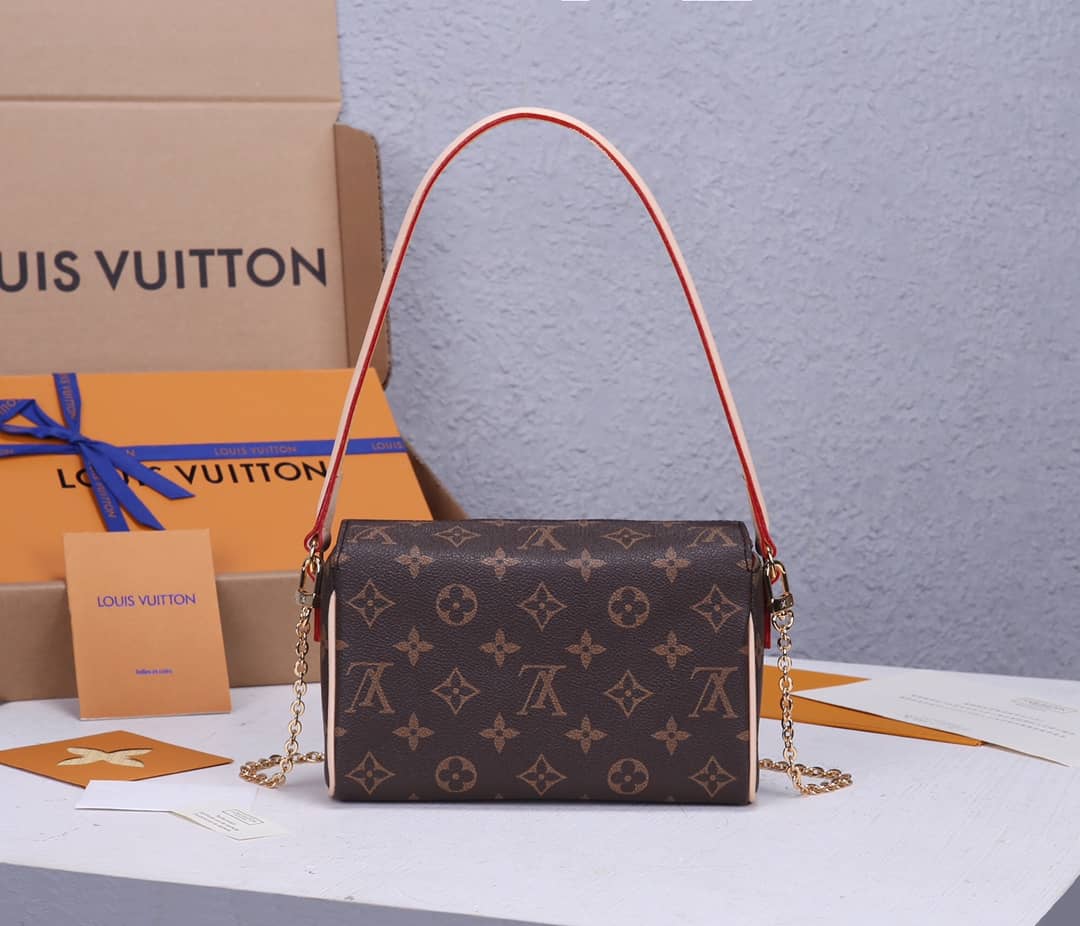 Louis Vuitton Monogram Recital Leather Shoulder Bag Replica M51900