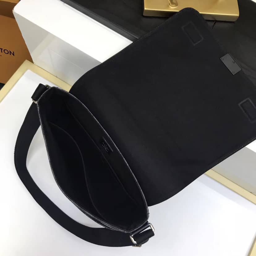 Louis Vuitton Damier Graphite District MM Shoulder Bag Replica N41272