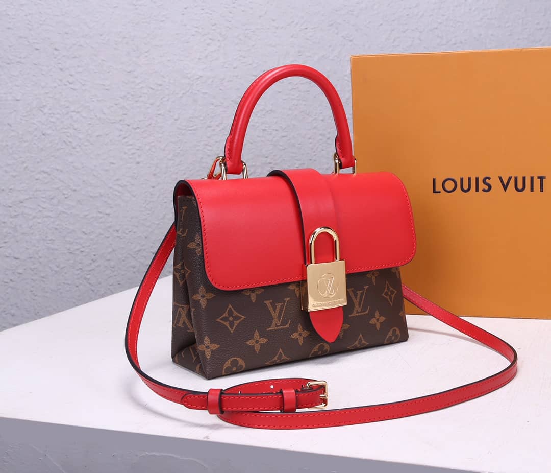 Louis Vuitton Locky BB 2way Replica Shoulder Bag Red M44141
