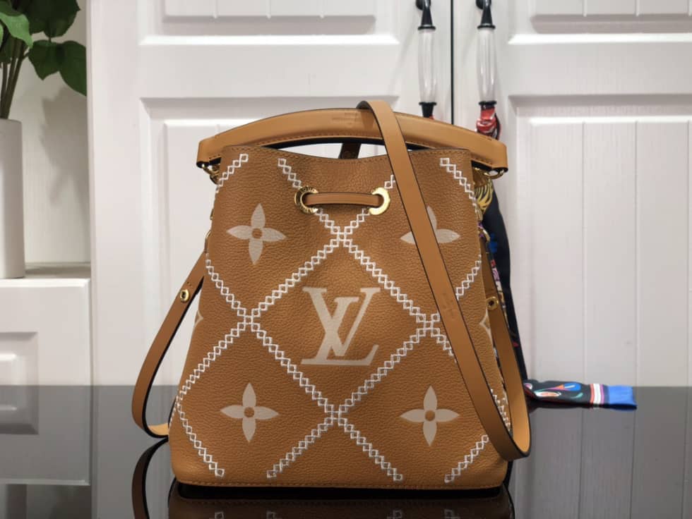 Louis Vuitton NeoNoe MM Brown M46023 Replica Bucket Bag