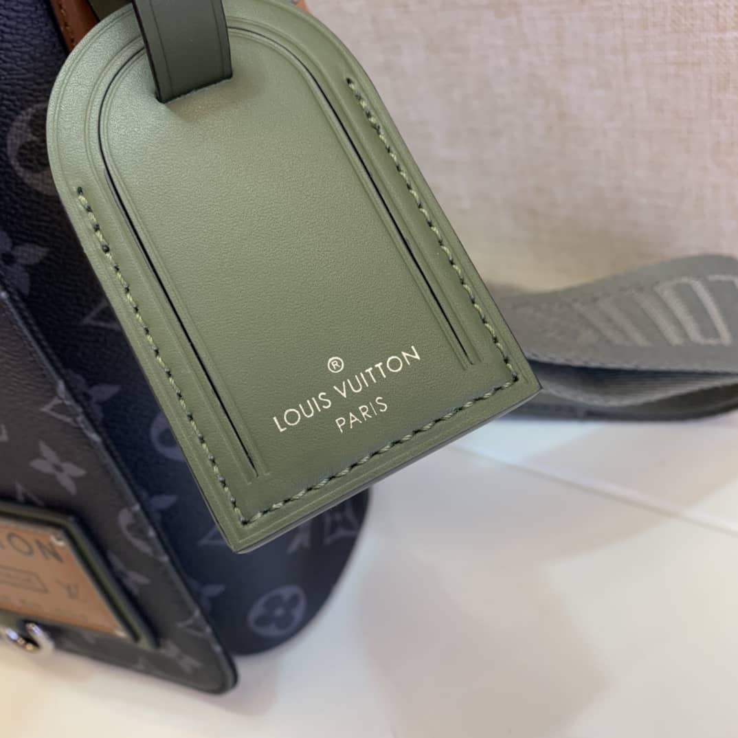 Louis Vuitton District MM Monogram Eclipse Messenger Bag Replica M40239