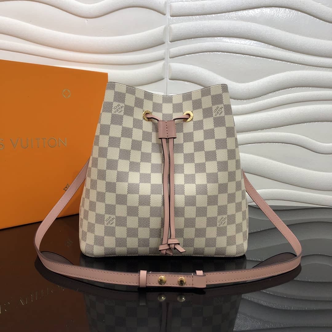 Louis Vuitton Neonoe Replica Bucket Bag Beige Pink M44020