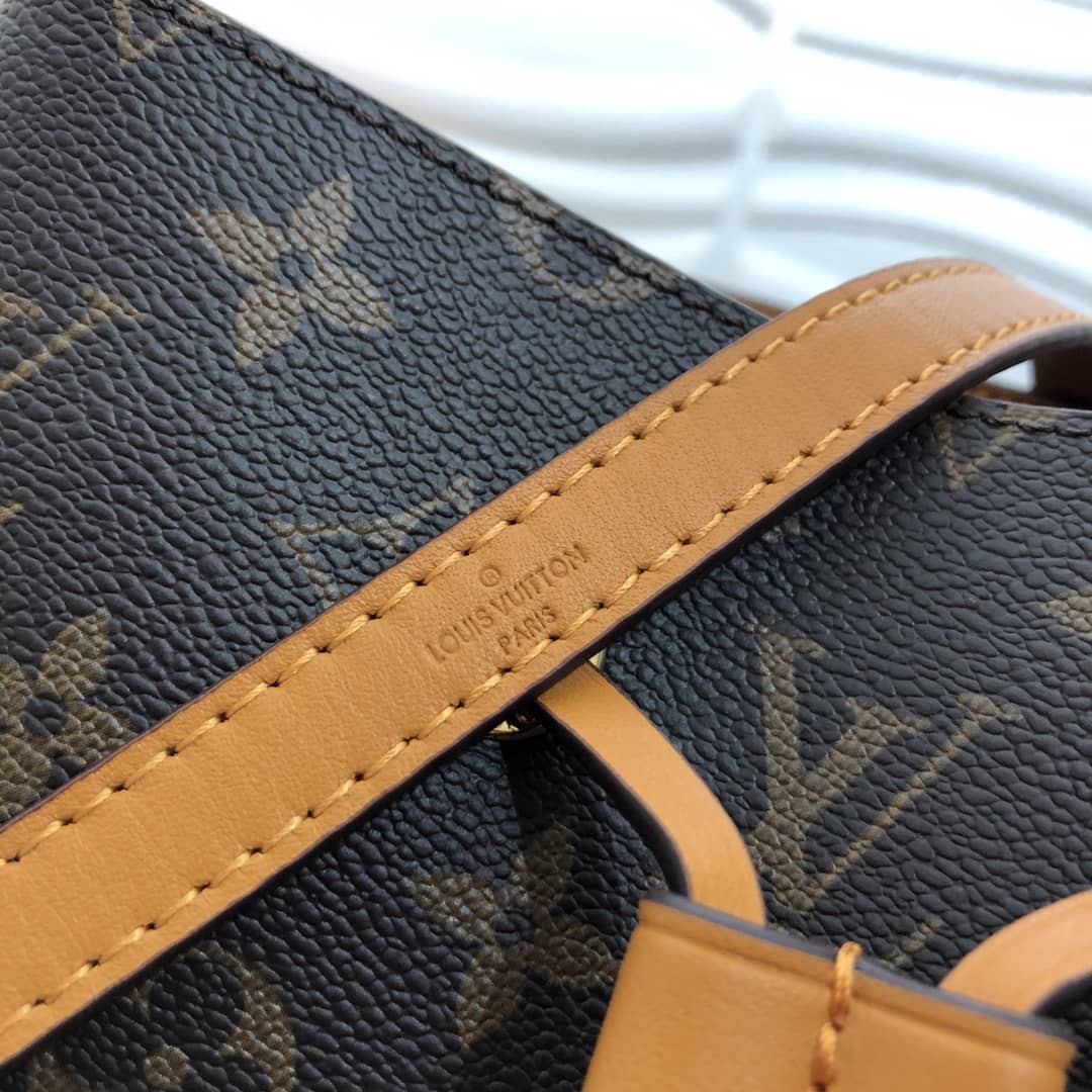 Louis Vuitton Neonoe Replica Bucket Bag Brown Yellow M44020