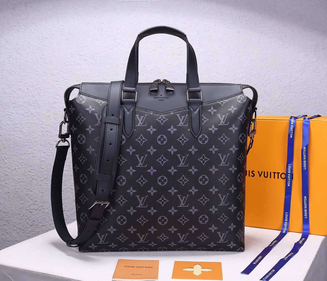 Louis Vuitton Explorer Monogram Eclipse Tote Business Bag Replica M40567