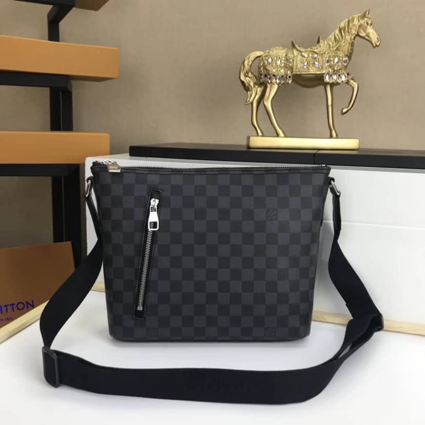 Louis Vuitton Mick PM Damier Graphite Replica Shoulder Bag N41211