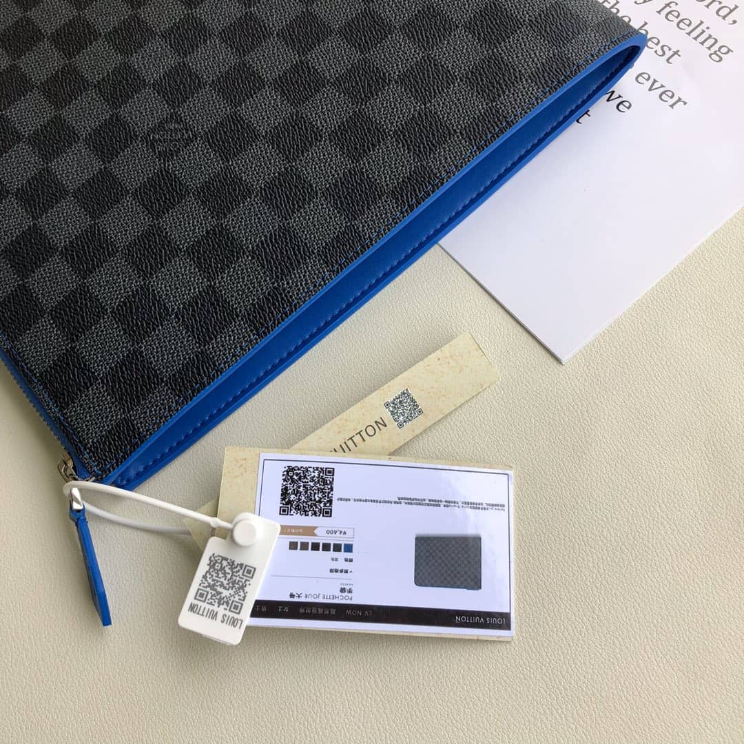 Louis Vuitton Pochette Jour PM Damier Graphite Bag Replica N64032