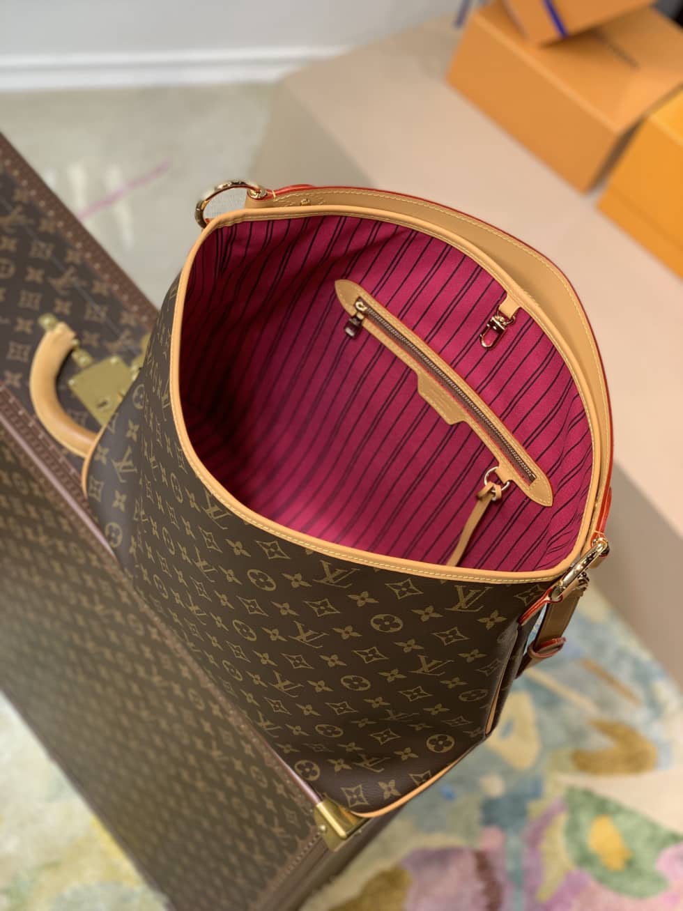Louis Vuitton Delightful MM Monogram M50156 Replica Shoulder Bag