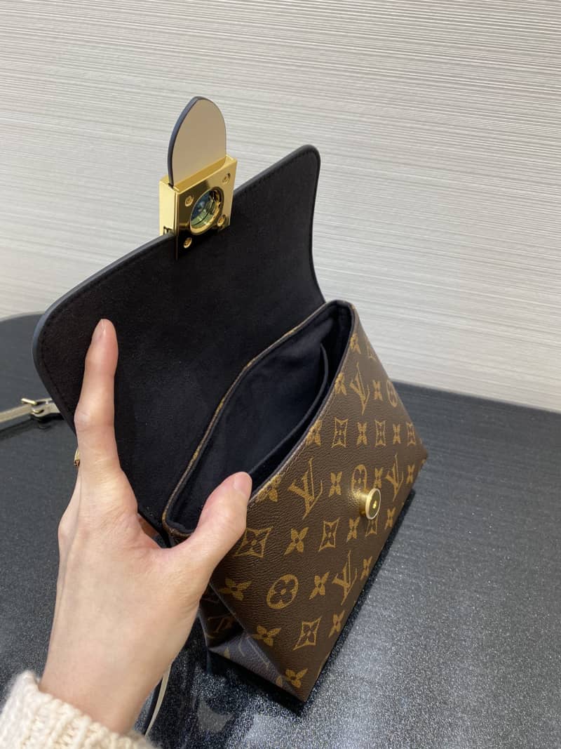 Louis Vuitton Monogram Canvas Locky BB Bag Replica White M44321