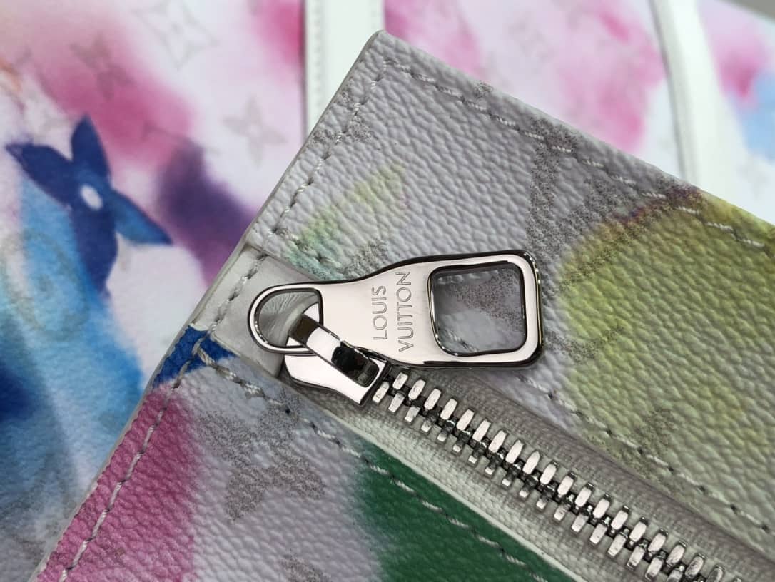 Louis Vuitton Weekend GM Watercolor Monogram Tote Replica Blue M45754