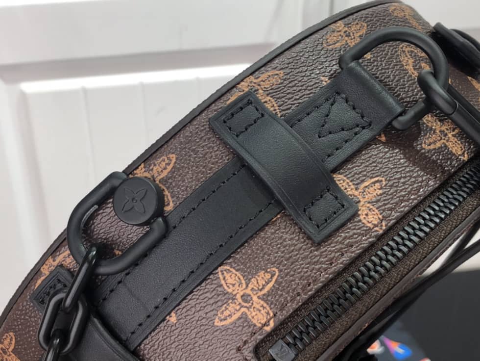Louis Vuitton Wheel Box Monogram Brown M59706 Replica Crossbody Bag