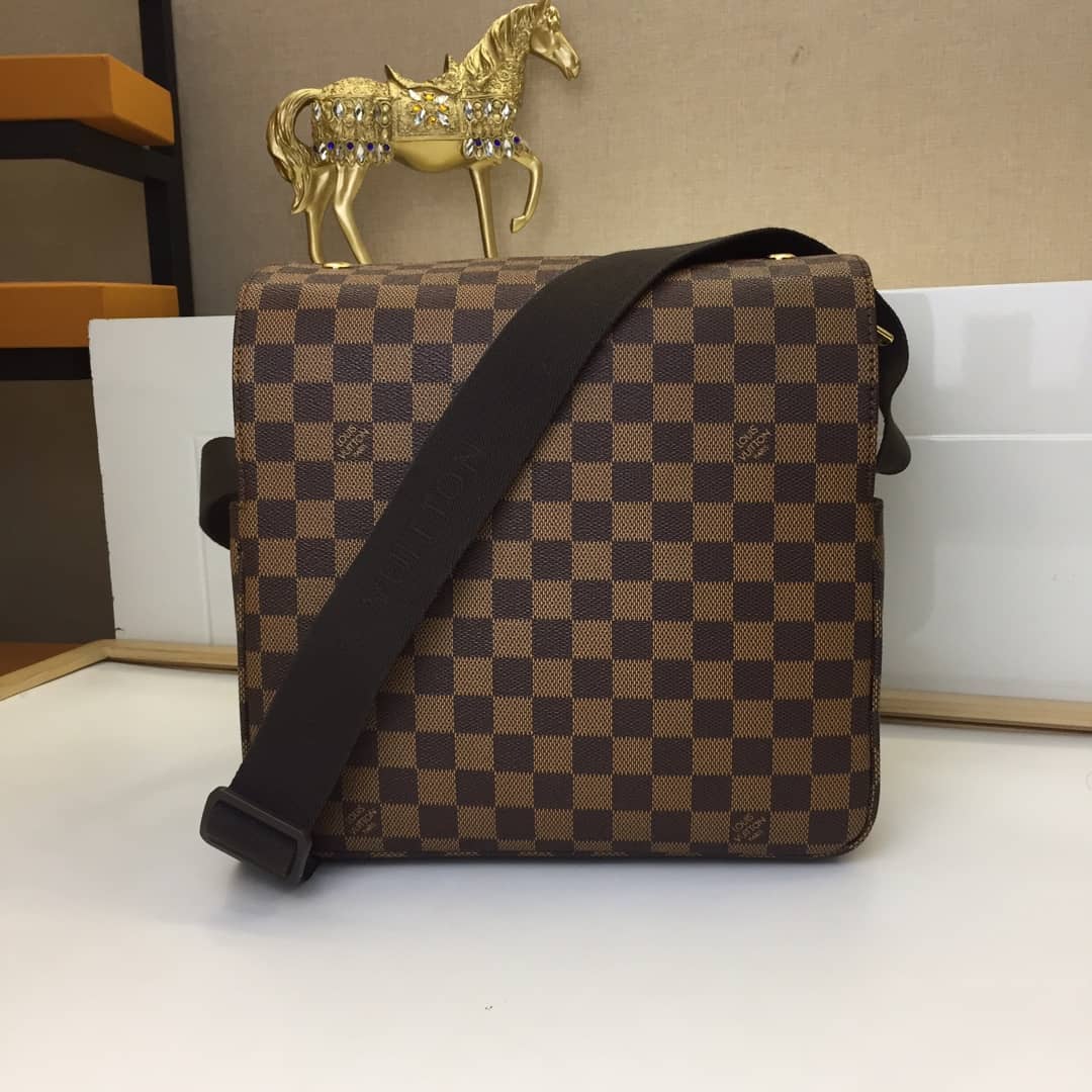 Louis Vuitton Naviglio Leather Shoulder Bag Replica N45255