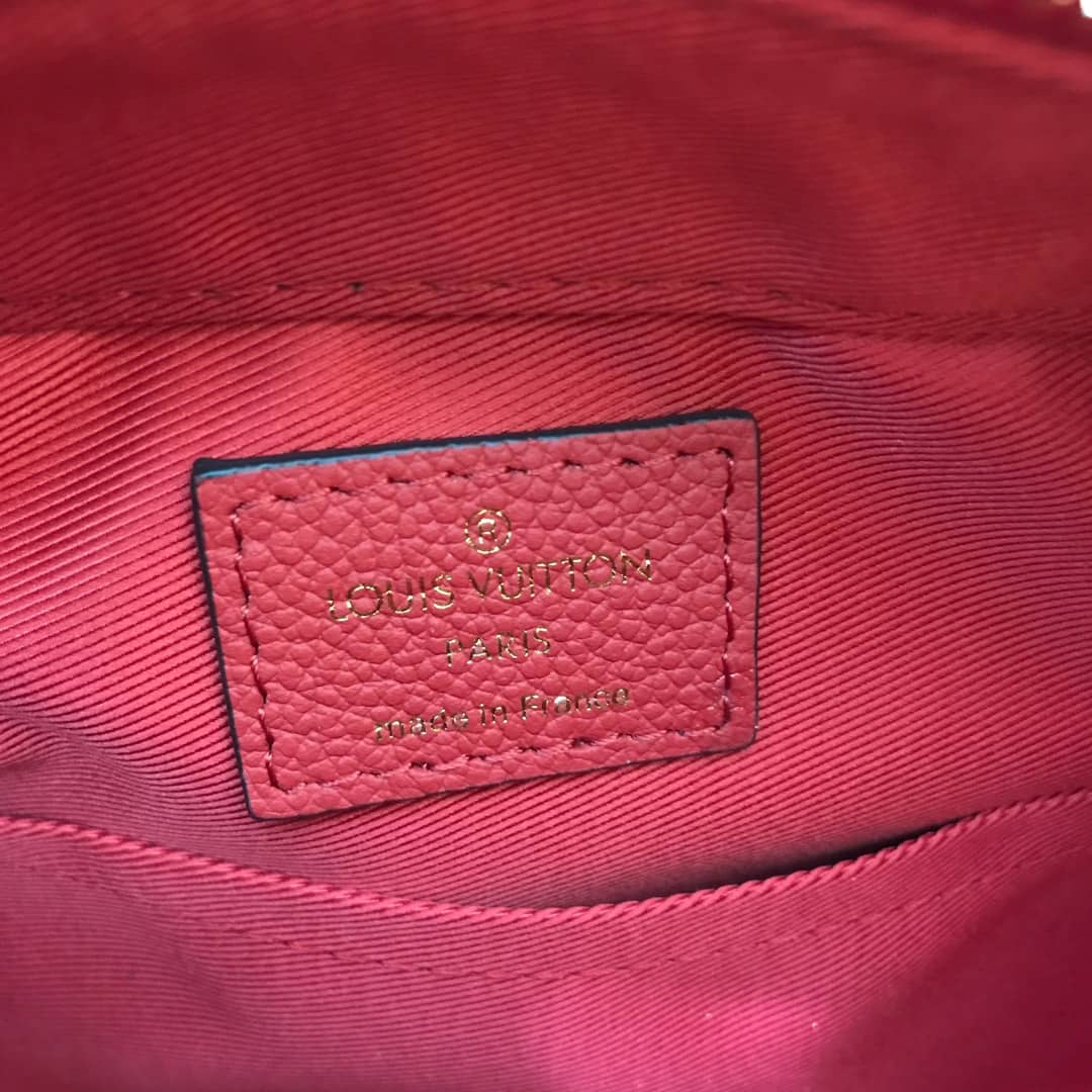 Louis Vuitton Monogram Empreinte Saintonge Replica Bag Red M44606