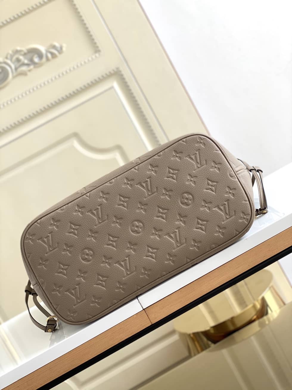 Louis Vuitton Monogram Empreinte Neverfull MM Brown M45685 Replica Tote