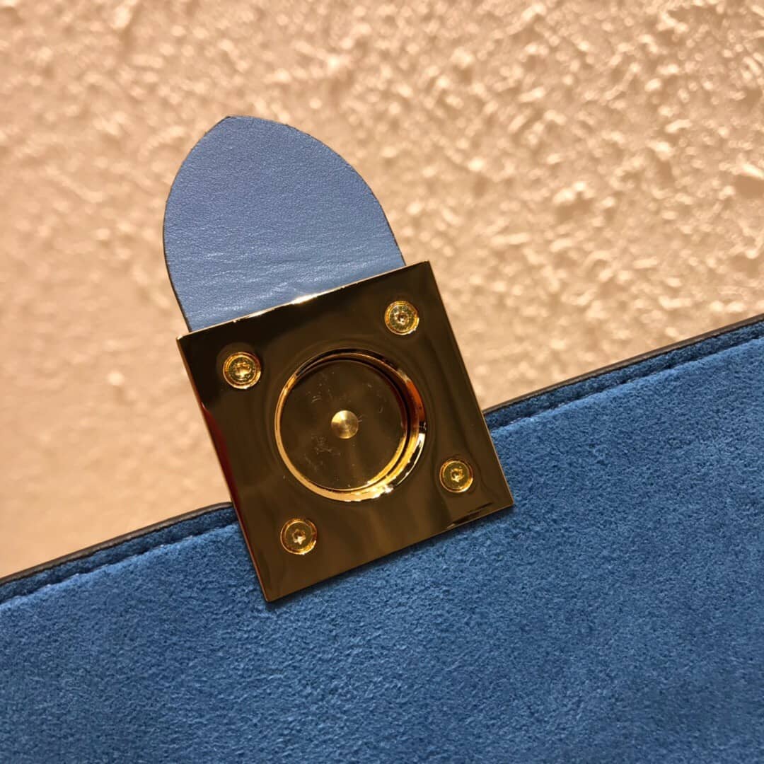 Louis Vuitton Monogram Canvas Locky BB Bag Replica Blue M44321