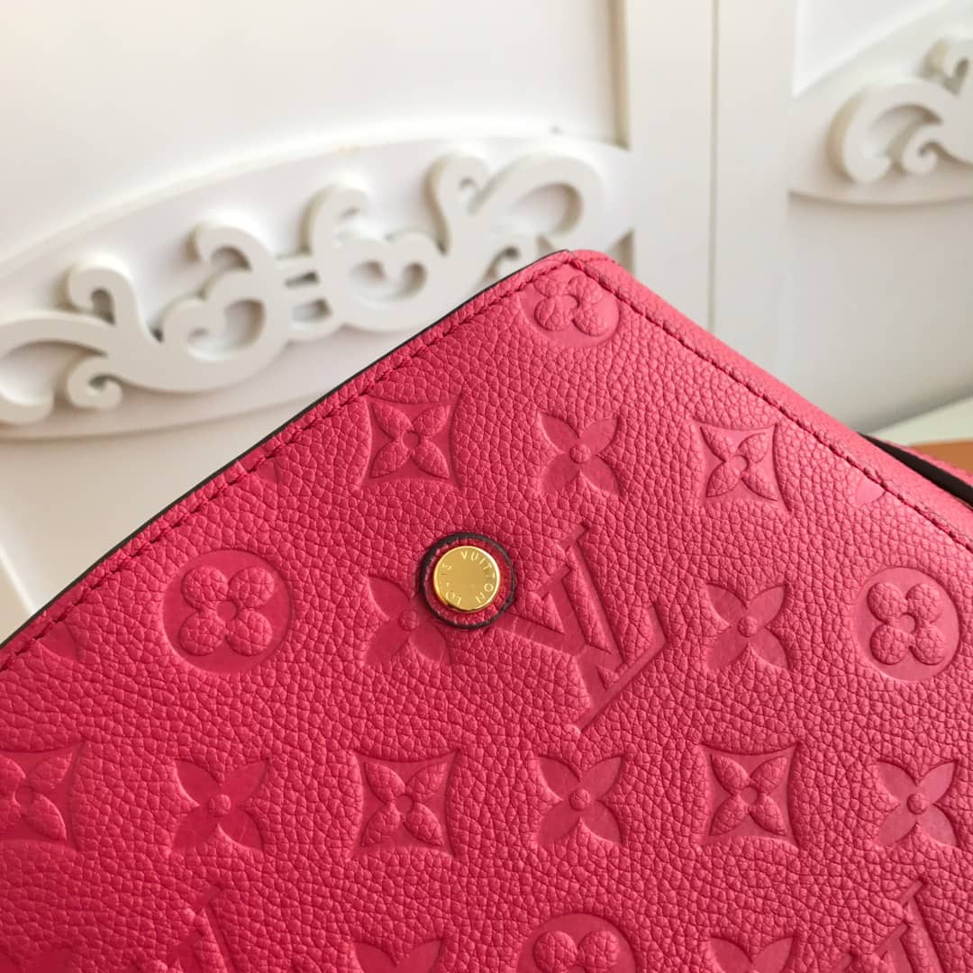 Louis Vuitton Monogram Montaigne MM Shoulder Bag Replica Red M41048