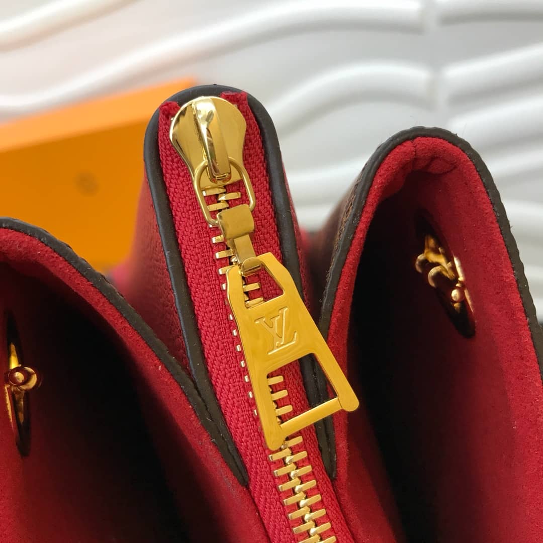 Louis Vuitton Surene MM Monogram Chain Shoulder Bag Replica Red M43772