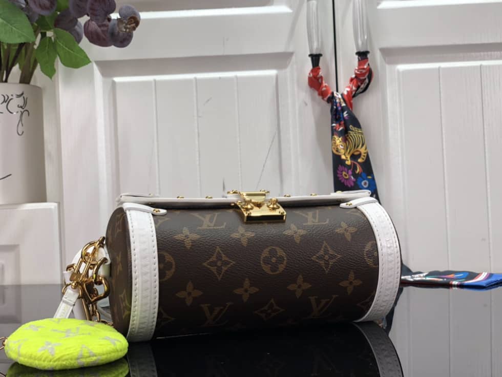 Louis Vuitton Papillon Trunk Monogram White M81485 Replica Crossbody Bag