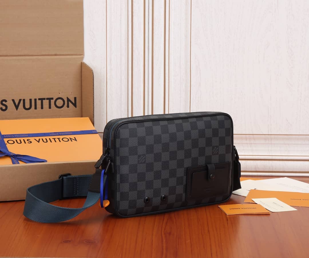Louis Vuitton Damier Graphite Alpha Messenger Bag Replica N40188