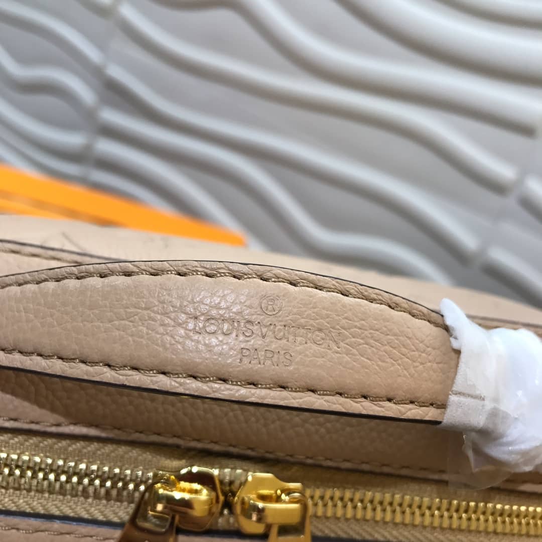 Louis Vuitton Monogram Empreinte Saintonge Replica Bag Beige M44606