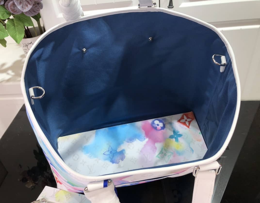 Louis Vuitton Weekend GM Watercolor Monogram Tote Replica Blue M45754
