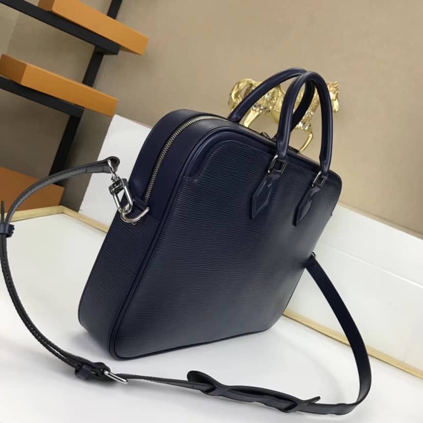 Louis Vuitton Dandy MM Epi Leather Bag Blue Replica M54405