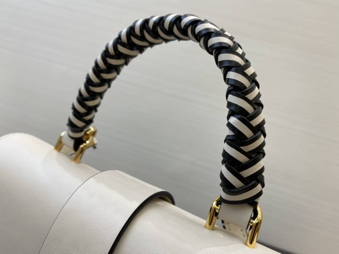 Louis Vuitton Monogram Canvas Locky BB Bag Replica White M44321