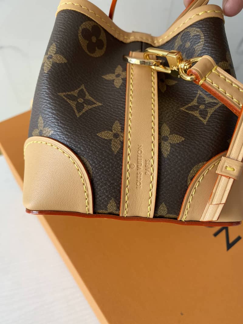 Louis Vuitton Monogram Coated Canvas Replica Crossbody Bag Brown M57099