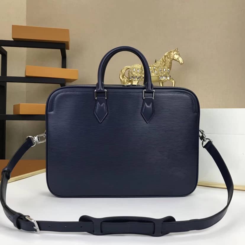 Louis Vuitton Dandy MM Epi Leather Bag Blue Replica M54405