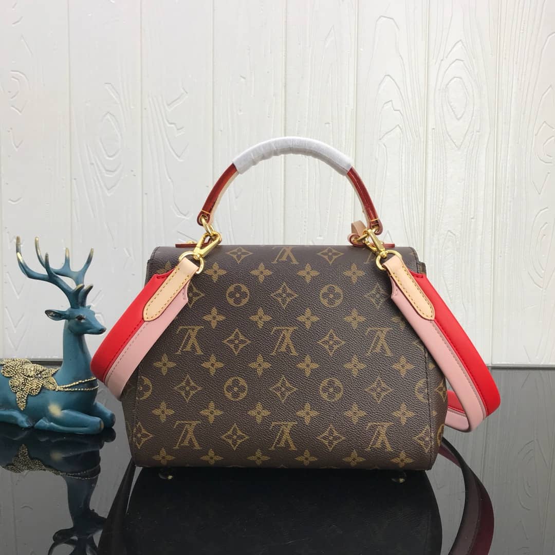 Louis Vuitton Cluny BB Monogram Canvas Shoulder Bag Replica Red M42738