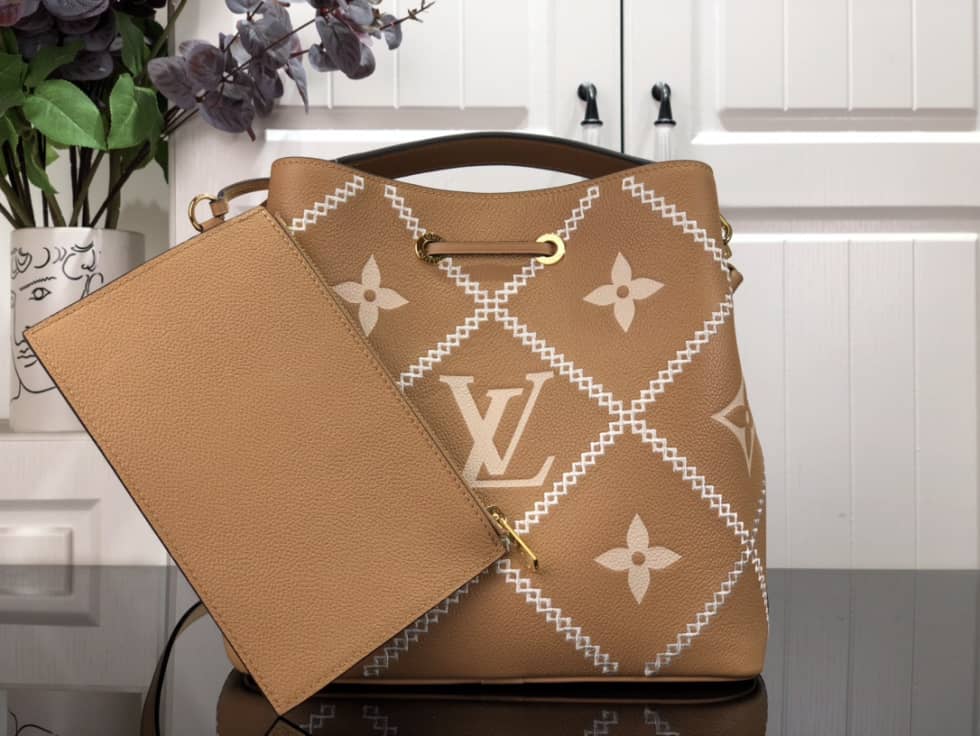 Louis Vuitton NeoNoe MM Brown M46023 Replica Bucket Bag