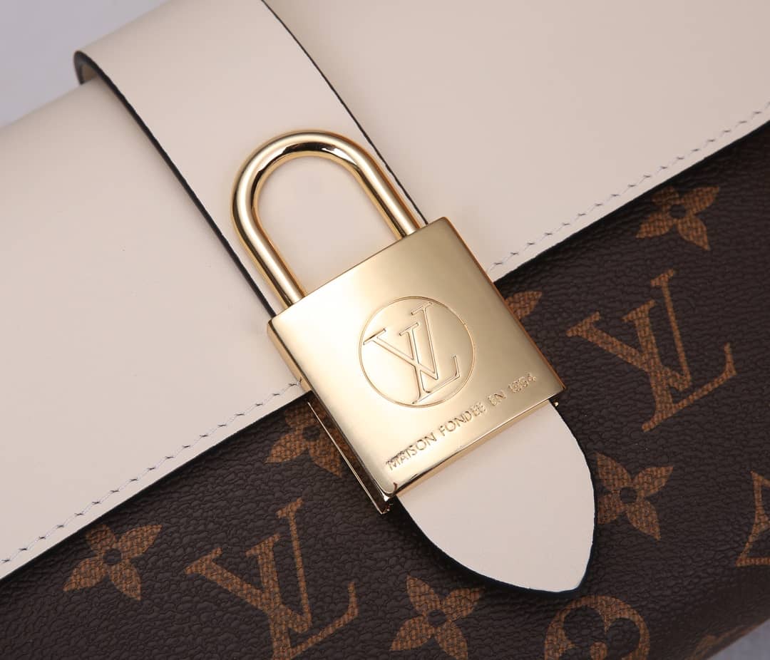 Louis Vuitton Locky BB 2way Replica Shoulder Bag White M44141