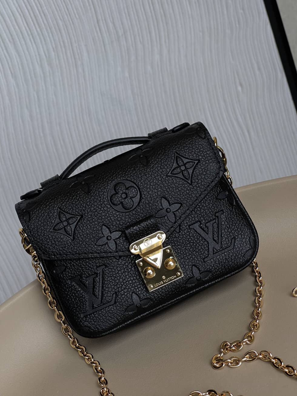 Louis Vuitton Micro Métis Monogram Empreinte Leather 2WAY Chain M81389 Replica Crossbody Bag