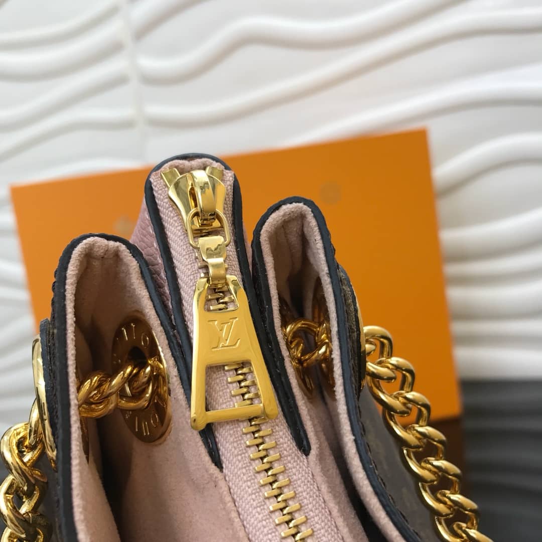 Louis Vuitton BB Surene Chain Shoulder Bag Replica Pink M43777