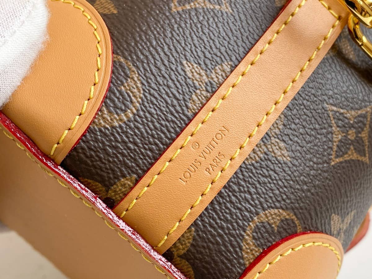 Louis Vuitton Monogram Coated Canvas Replica Crossbody Bag Brown M57099