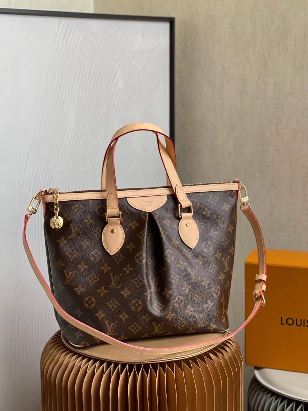 Louis Vuitton Palermo PM Canvas Brown M40145 Replica Shoulder Bag