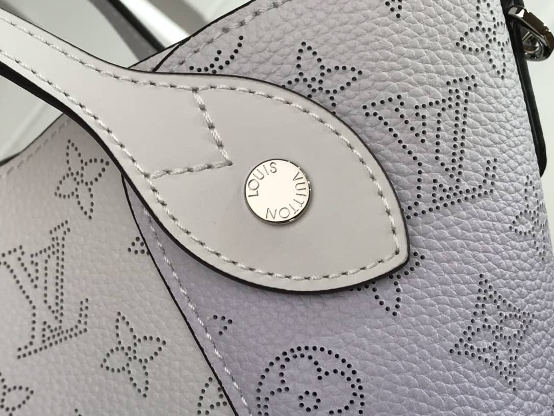 Louis Vuitton Hina PM Mahina Leather Bag Replica Blue M54350