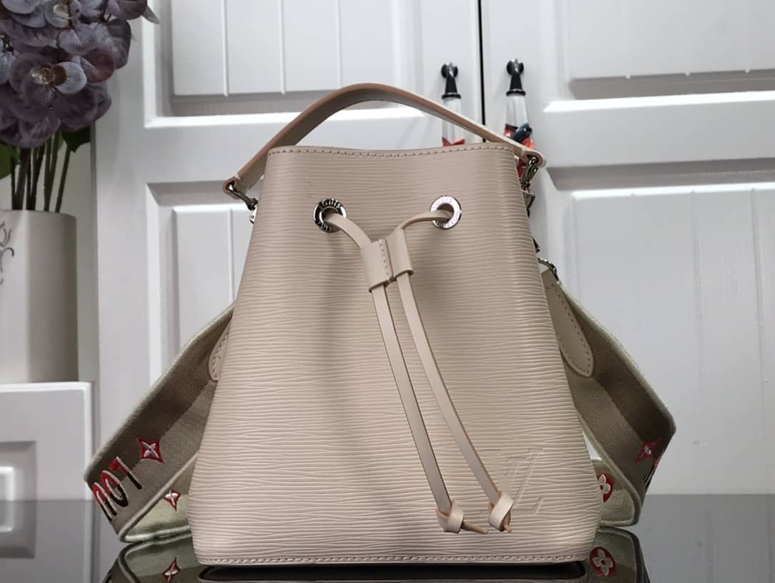 Louis Vuitton Neonoe BB Replica Bucket Bag Apricot M57693