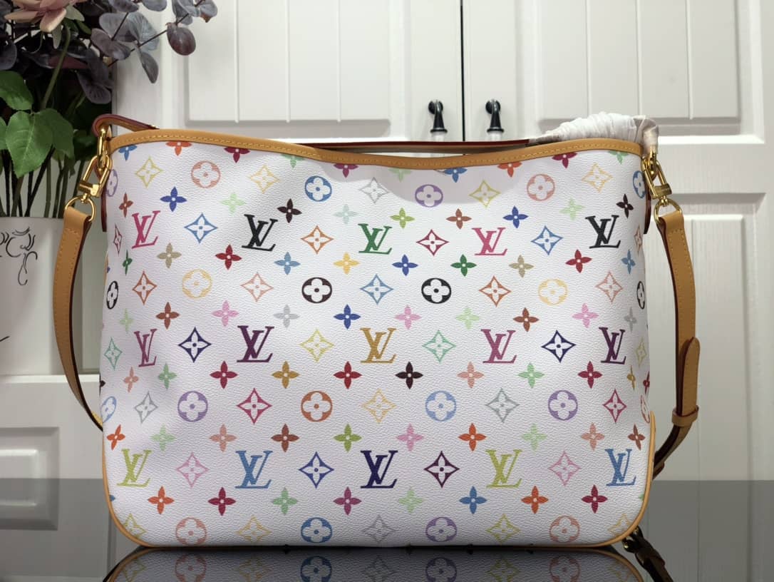 Louis Vuitton Delightful PM Monogram Multicolor Shoulder Bag Replica White M40352