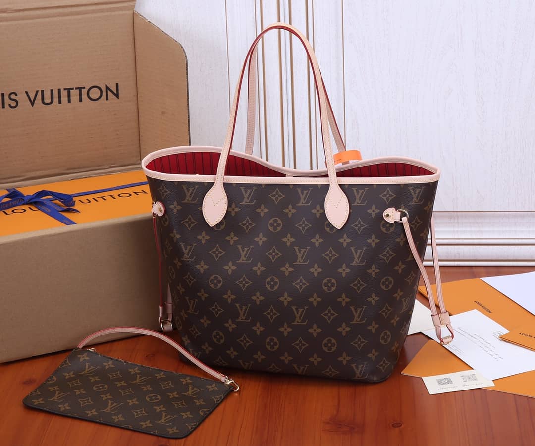Louis Vuitton Monogram Canvas Neverfull MM Bag Replica M41177