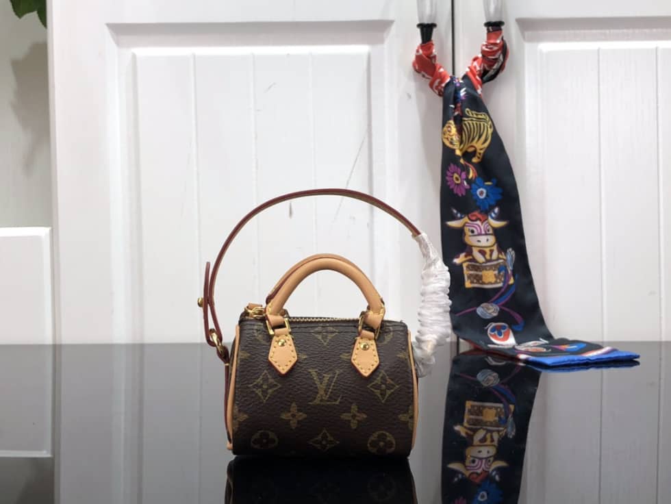 LV Bag Charm Dupe Nano Speedy Monogram  M00544