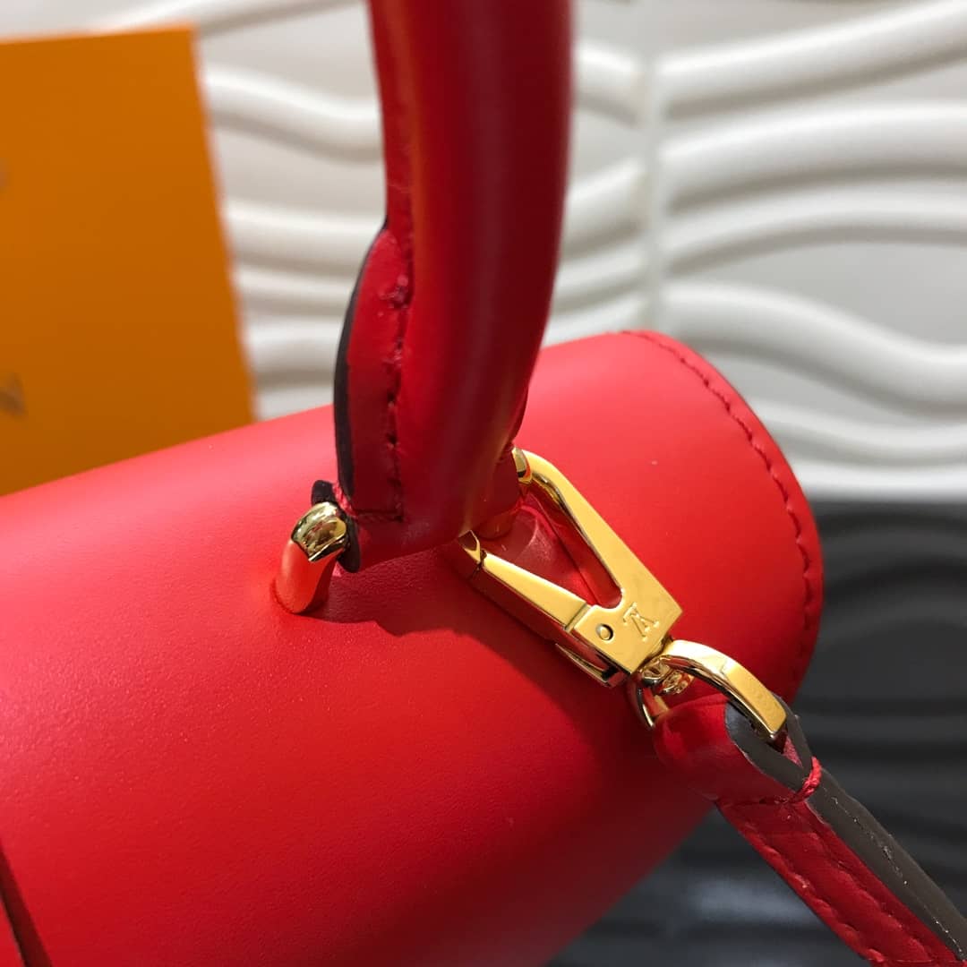 Louis Vuitton Locky BB Replica Shoulder Handbag Red M44080