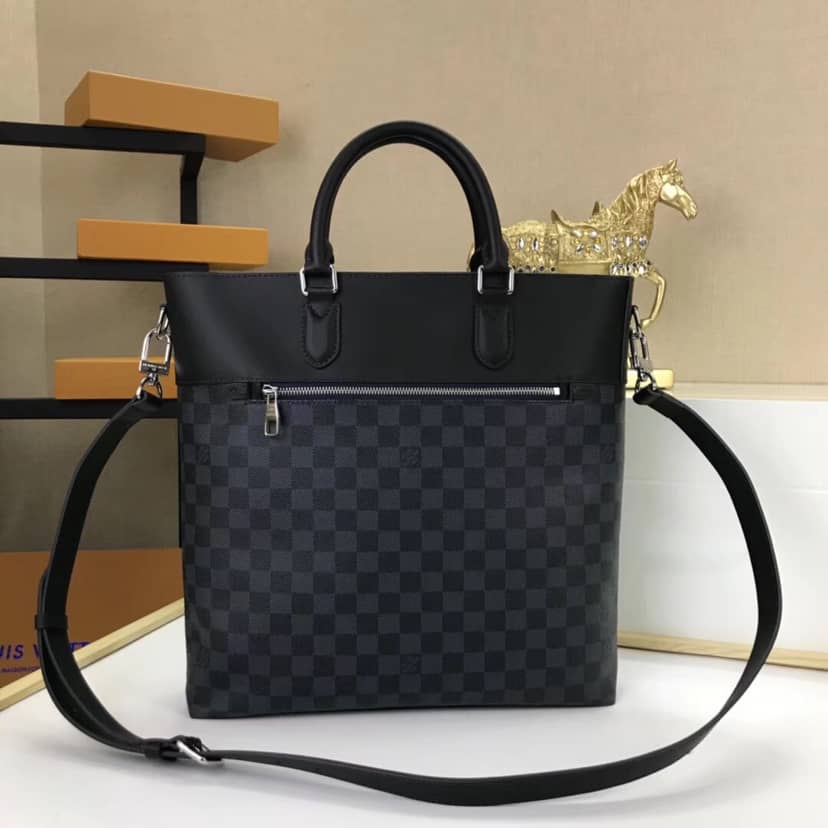 Louis Vuitton Newport Tote Damier Cobalt Canvas Bag Replica N41588